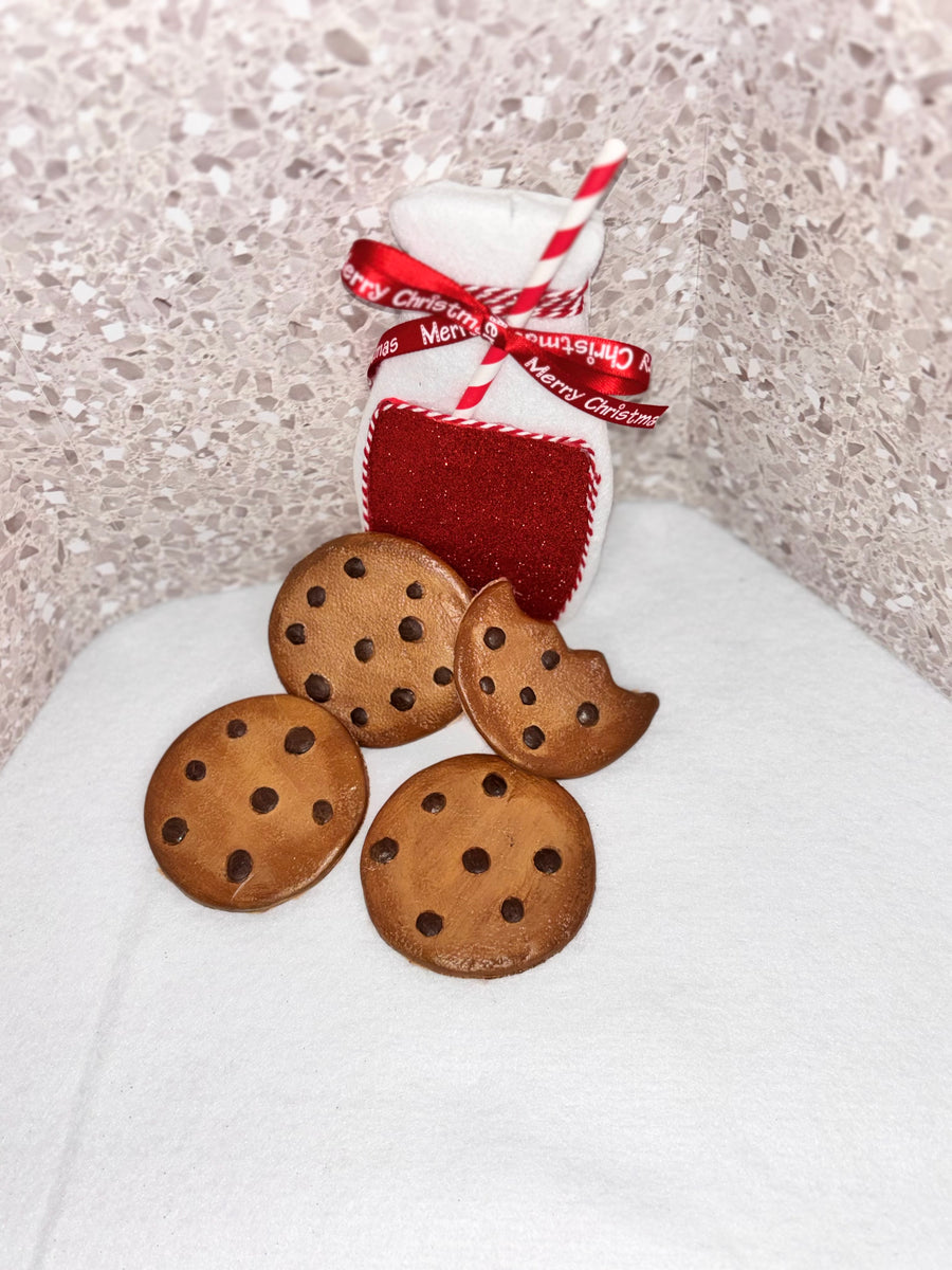 SANTA MILK AND COOKIE SET
