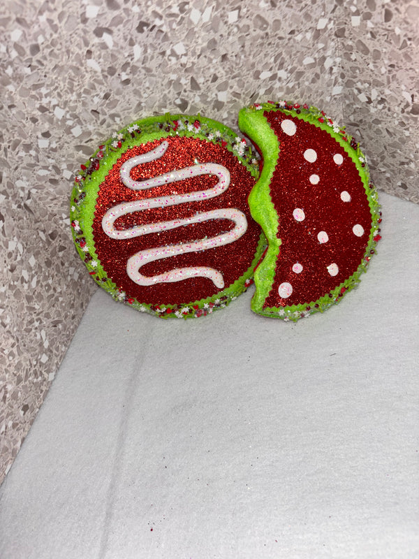 Green monster inspired sugar cookies