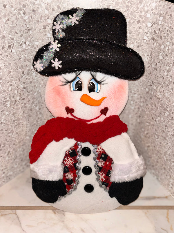 Snowman wreath attachment
